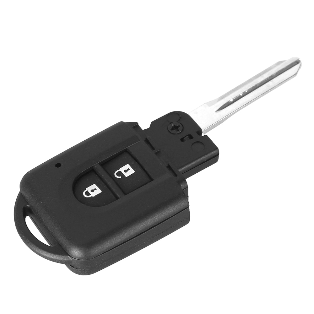 KEYYOU For Nissan MICRA Xtrail Broken Cases 2 Buttons Smart Fob Case Remote Car Key Shell Fob Replacement