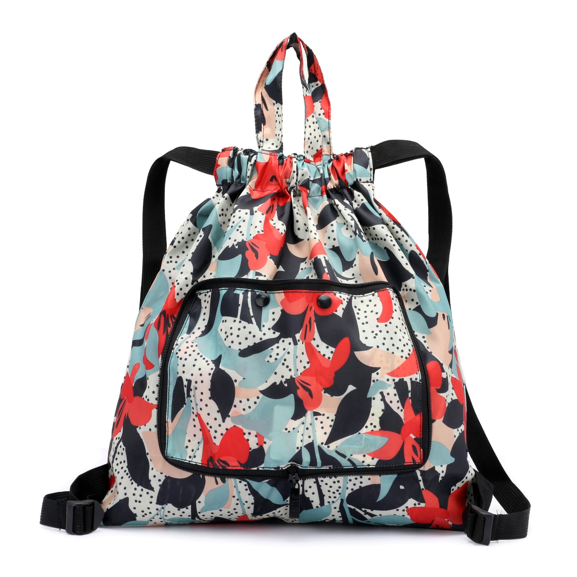 Multifunctional Backpack Women Leisure Printing Backpacks Nylon Waterproof Shoulder Bags Shopping Large Capacity Backpack Travel: Morning Glory