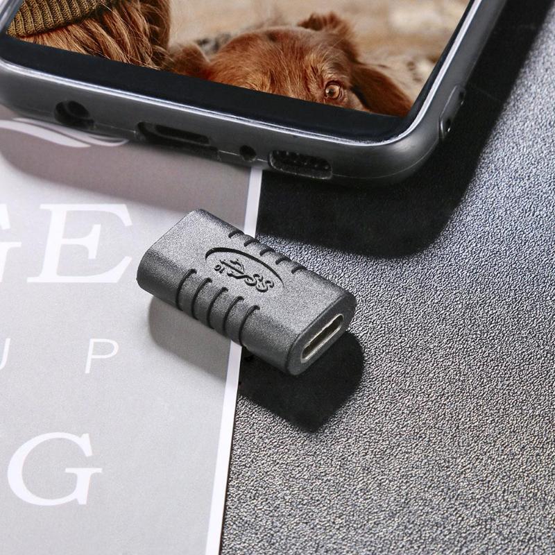 Usb 3.1 type-c hunn-til-hun-kobling usb-c-konverteradapter-kontakt type c-enhetsomformer dataadapter mini usb-adapter