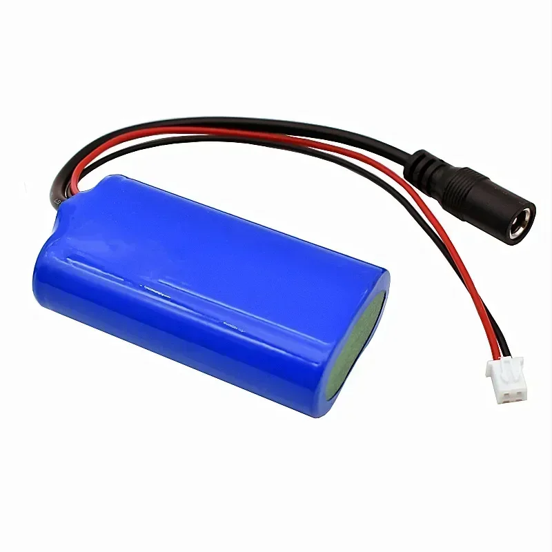 3.7V 6800mAh 18650 Li-ion rechargeable battery pack For Fishing LED Light megaphone speaker Emergency toy battery+XH2.54-2P Plug