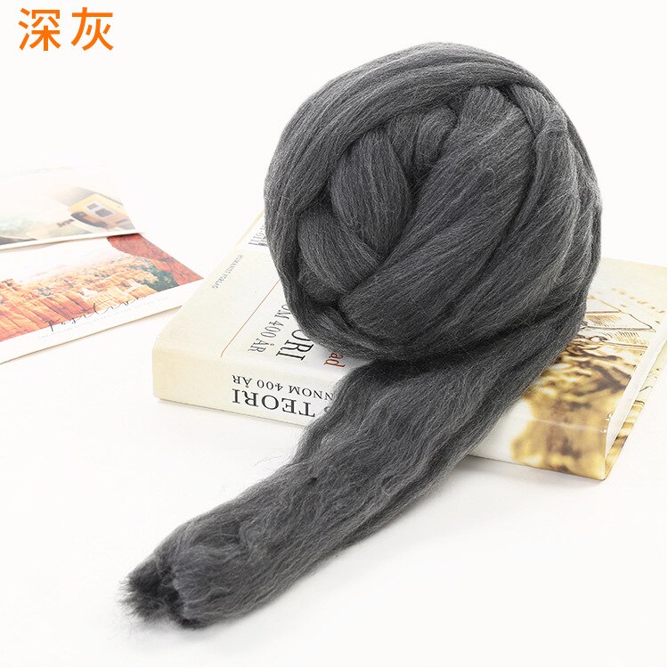 Fil de laine scandinave super épais, 1KG, fil de laine tricoté à la main, pour bricolage, couverture tricotée à la main, tapis pour animaux de compagnie, fil de tricot au crochet: 9
