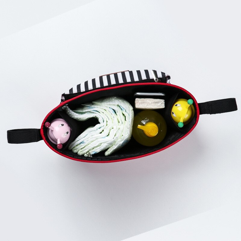 Rattaiden tarvikkeet vauvan laukku ulos kävely vauvan rattaiden järjestäjä laukku tilava rattaiden laukku vaippa vaippa järjestäjä rattaille