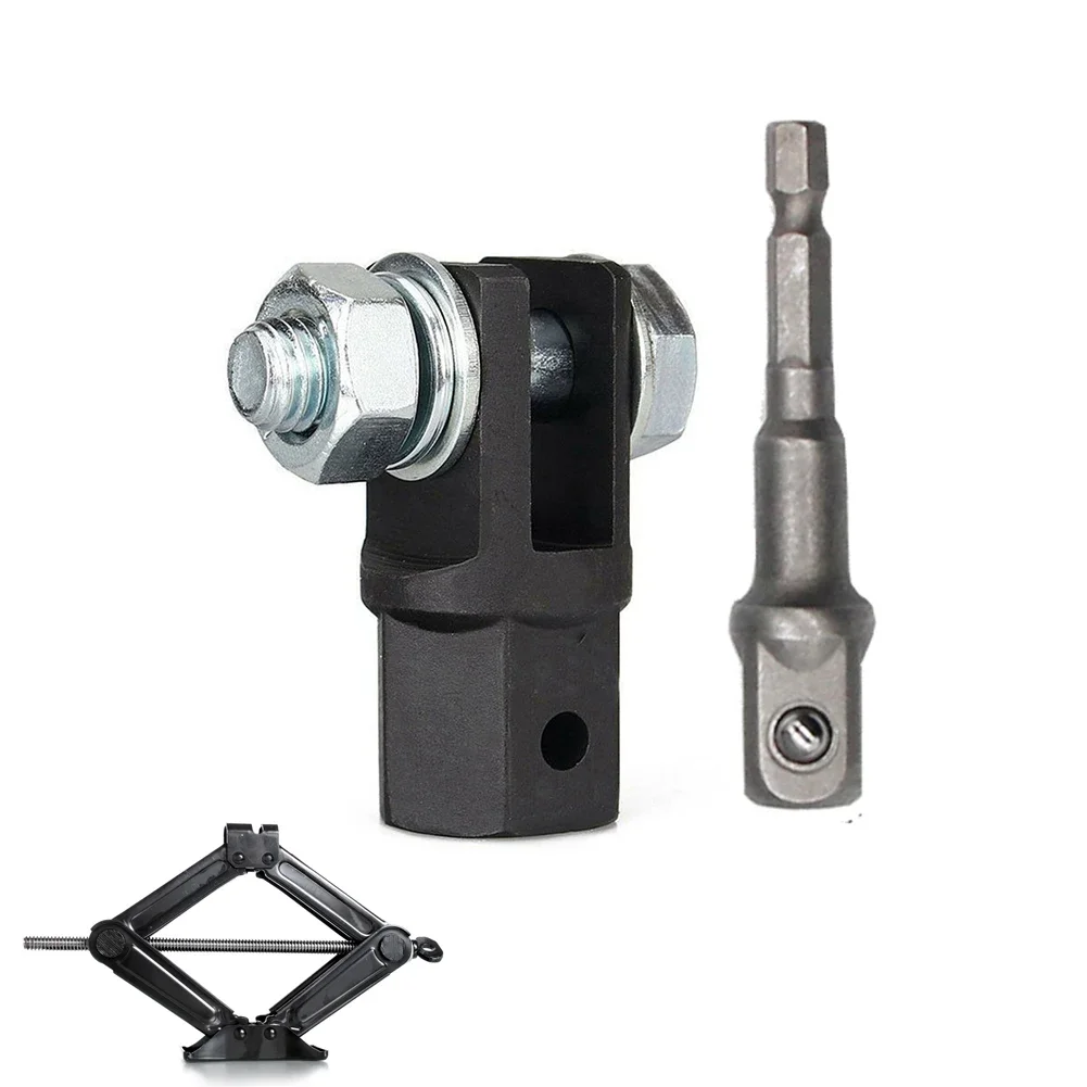 1/2 Inch Schaar Jacks Adapter Drive Slagmoersleutel Adapter Tool Jack Shear Chroomvanadium Staal Adapter Stalen Kogelgewricht Staaf