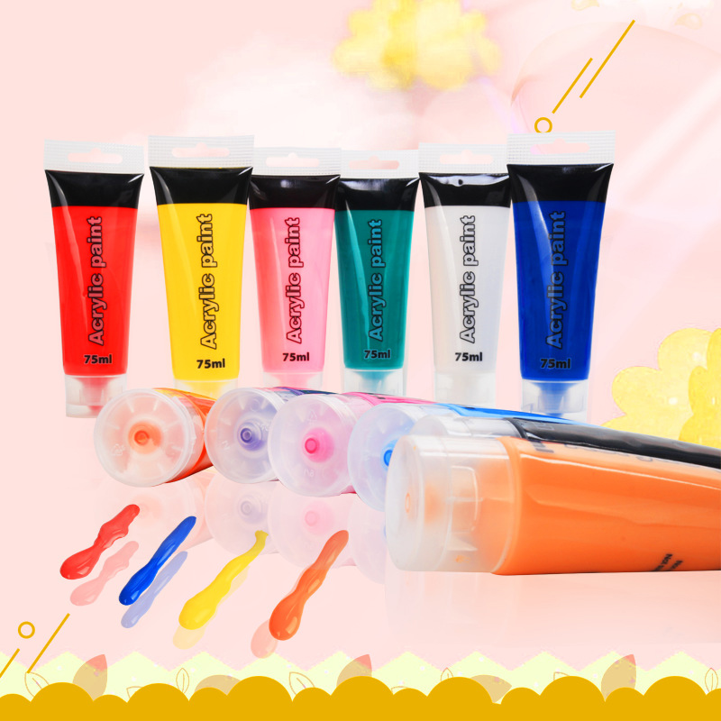 Multicolor pigment 75ml slange akryl pigment til tegning nummer maleri paartist tegning graffiti akryl maling