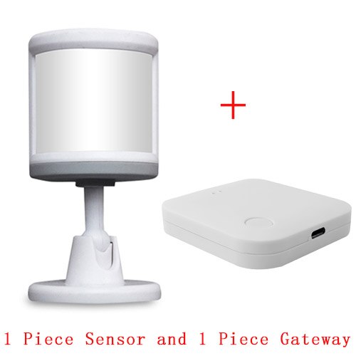 Zigbee Smart Body Sensor With Foot Stand Motion Sensor Detection With Tuya Alexa Human Body Movement Detect Smart PIR Sensor: Sensor and Gateway