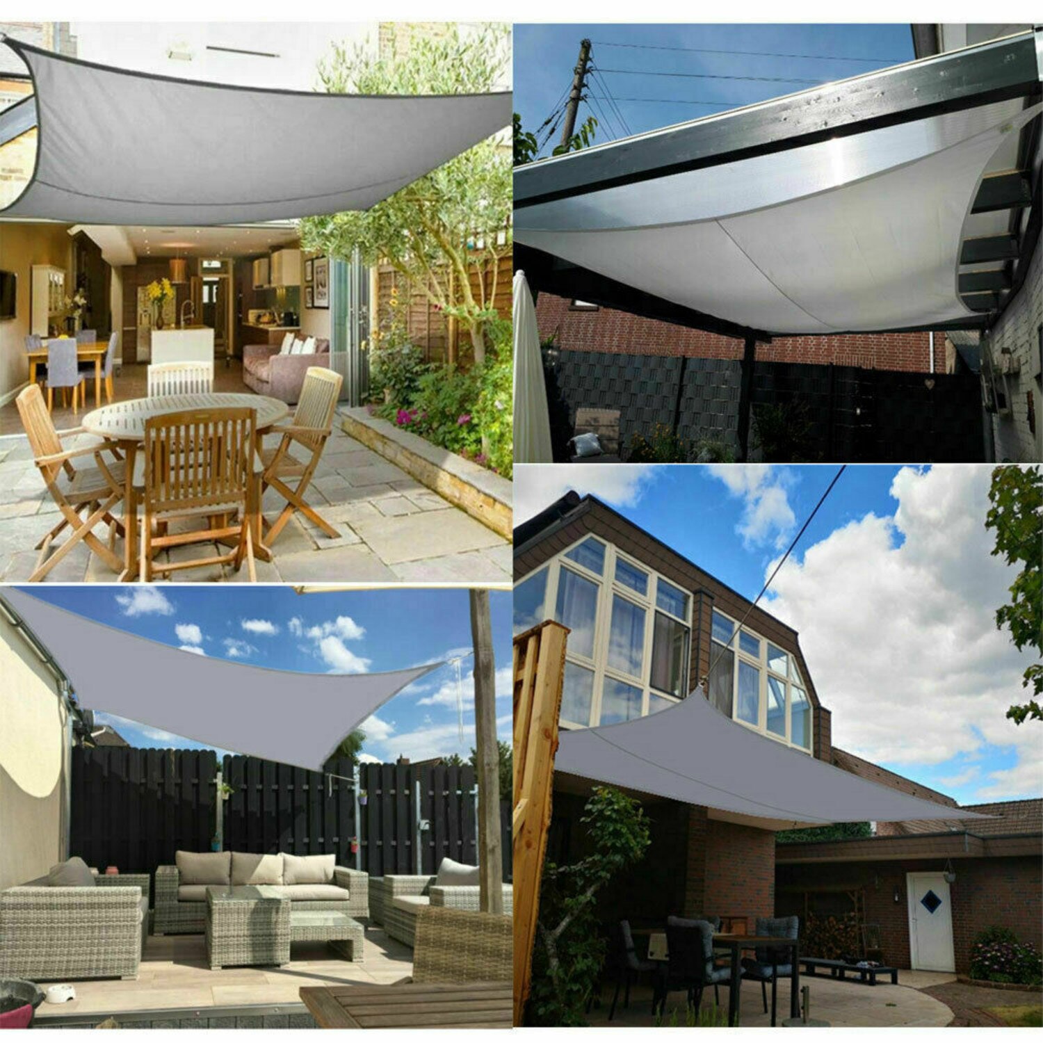 schwer Pflicht Sonne Sonnensegel Garten Strand Camping Schwimmbad Markise Baldachin 98% UV Schutz Terrasse Ich bin freien Wasserdichte