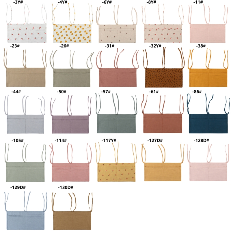 Bolsa de almacenamiento portátil para cuna de bebé, organizador multifuncional para cabecero de cama de recién nacido, ropa de cama para niños, bolsa de pañales