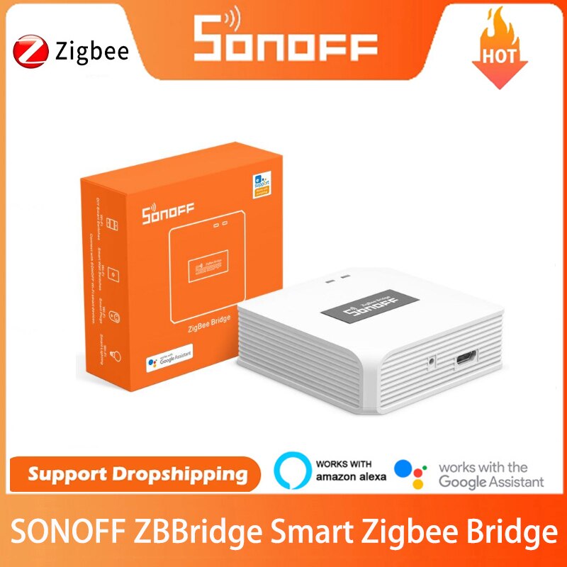 SONOFF-Puente inteligente Itead ZBBridge Zigbee, control remoto, dispositivos Wi-Fi en la aplicación eWeLink, funciona con Alexa y Google Home