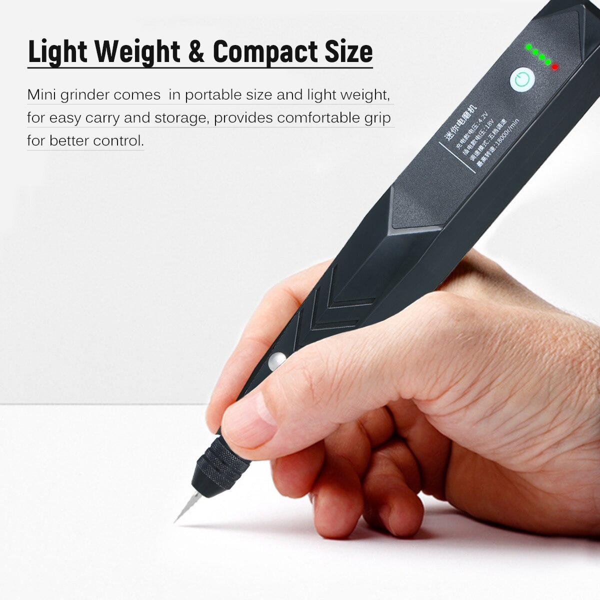 Cordless Rotary Tool Electric Grinder Mini Rechargeable Cordless Electric Grinding Polishing Drilling Cutting Engraving Machine