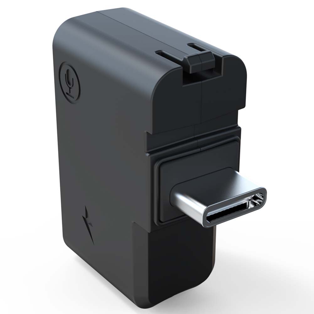 Action Camera Audio Charging Converter Musical Enjoyable Instrument Microphone Adapter Supplies for Insta360 ONE X2