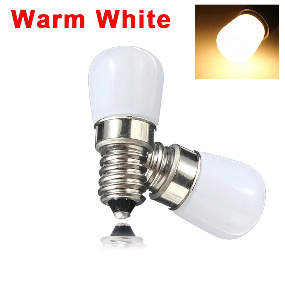 6/1 Uds Mini bombillas LED E14 E12 bombilla LED para refrigerador bombilla de tornillo halógeno de repuesto para vitrinas de refrigerador: Rojo / Azul / 4 W