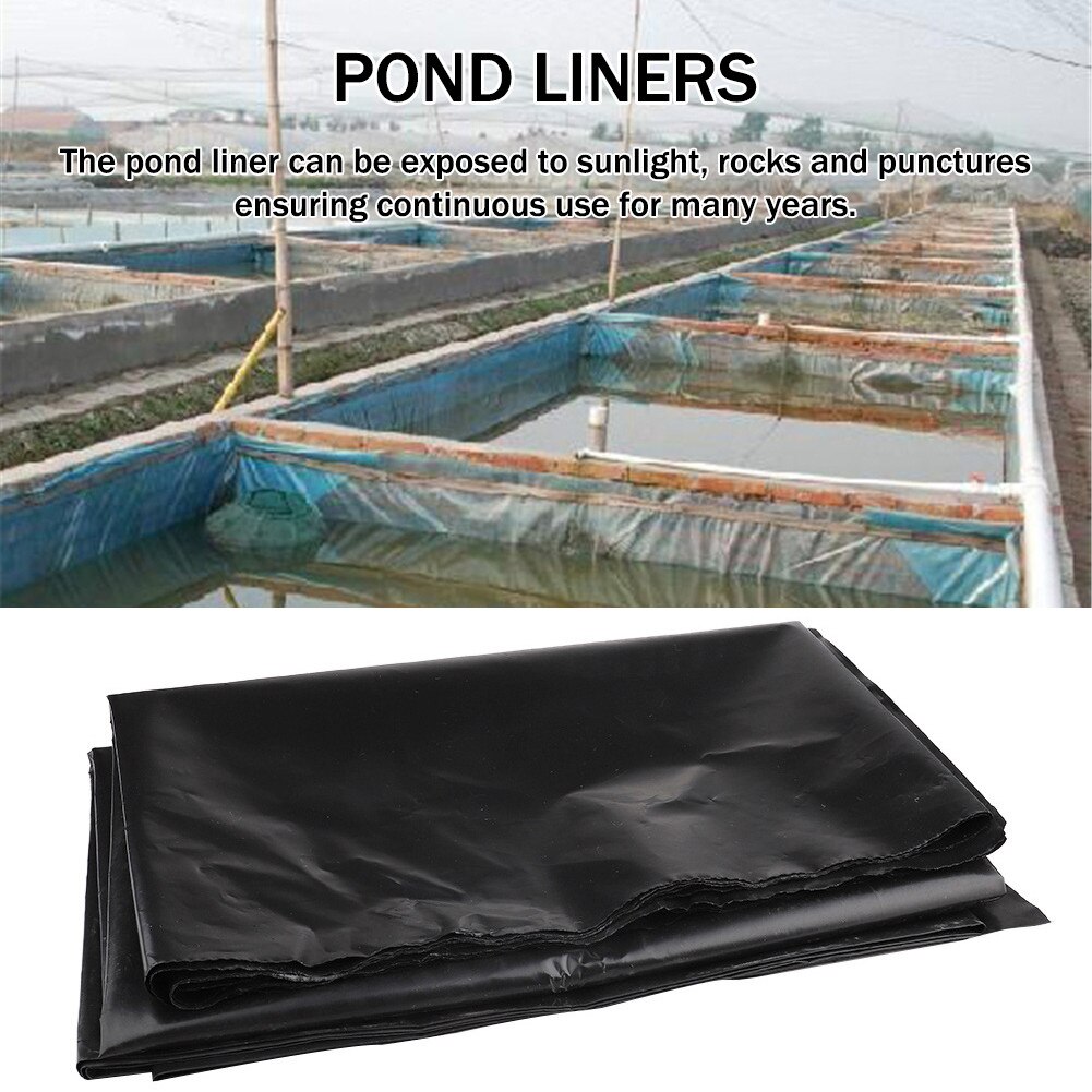 Vijver Liner Fish Pond Liner Landschapsarchitectuur Waterdicht Covers Opvouwbare Tuin Waterval Huid Membraan Liner Doek