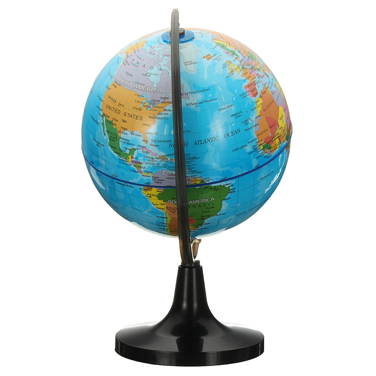 14cm jordbaseret verden klode jordkort geografi uddannelse legetøjskort med roterende stativ boligindretning kontor ornament