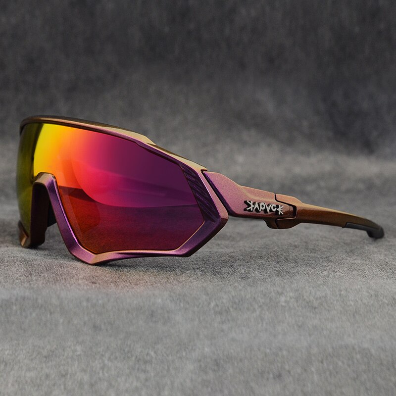 Plein air cyclisme lunettes De soleil sport route montagne lunettes De vélo UV400 vélo équitation pêche lunettes Oculos De Ciclismo 1 lentille