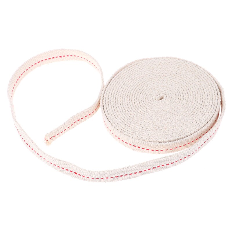 4.5 M 1.5 Cm Voeten Witte Platte Katoen Alcohol Lont Olie Lamp Wieken Brander Voor Glas Olie Lampen Lantaarns Accessoires