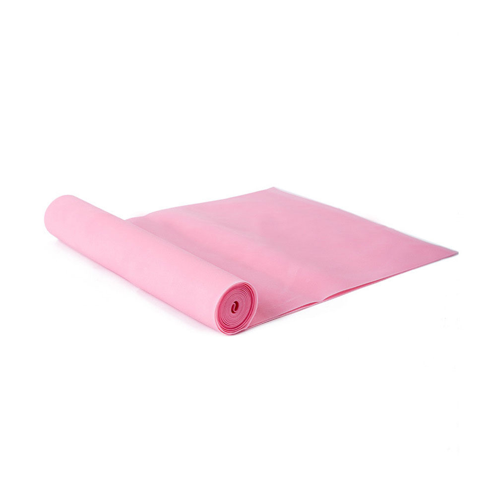Banda de resistencia para Yoga, Pilates, bandas elásticas de entrenamiento largo para fisioterapia, bandas elásticas de ejercicio de fuerza para el hogar y la parte inferior del cuerpo: Rosa