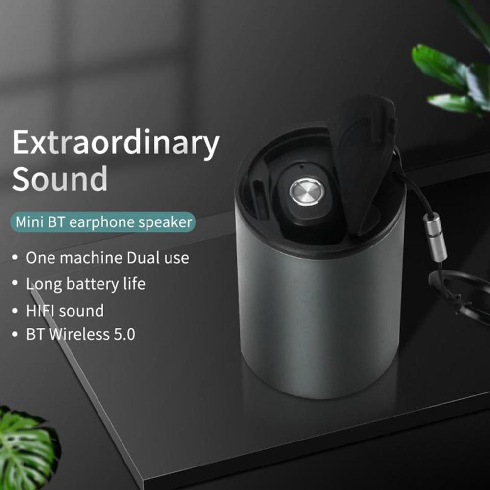Wireless Portable Speaker Stereo Sound Box Volume Control Convenient Loudspeaker Box Hands Free Call MP3 Speaker
