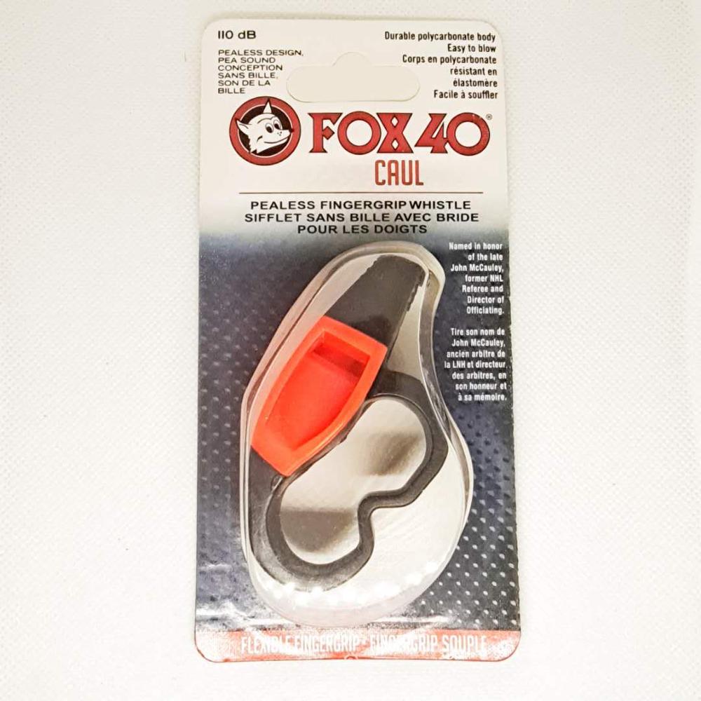 Fox 40-silbato con acollador y CMG, color rojo,: fox 40 CAUL orange