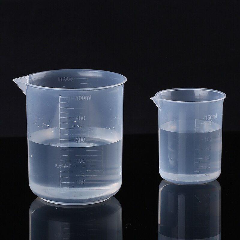 4Pcs Reusable 50-500ml Liquid Measuring Cup Jug Plastic Graduated Surface Container Cup Kitchen Tool Measuring Jugs