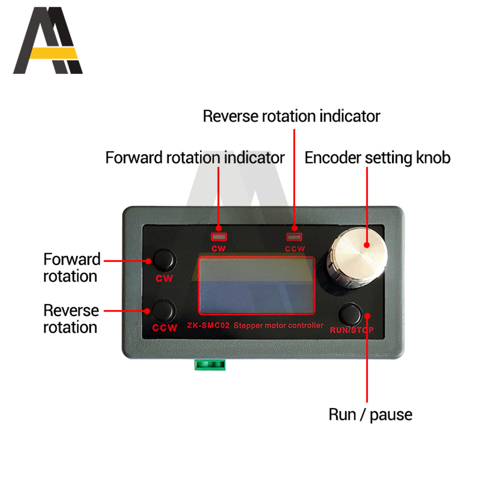 SMC02 Drive Geïntegreerde 42 57 Stappenmotor Controller Positieve Negatieve Controle Drive Hoek Puls Snelheid Plc Seriële Communicatie