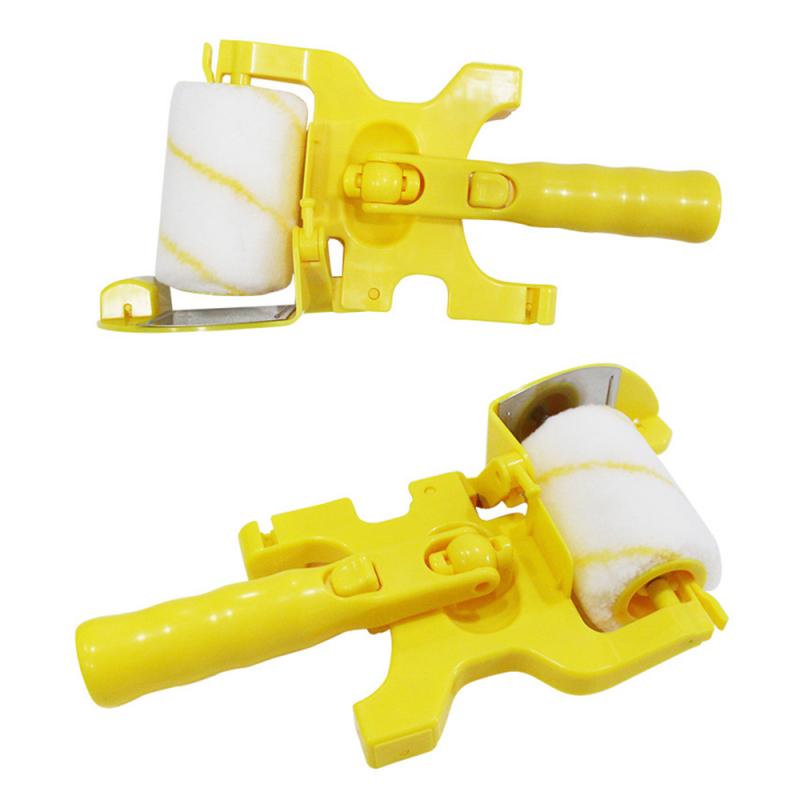 5Pcs Multifunctional Hand-held Paint Roller Racer DIY Household Paint Runner Pro Painting Brush For Wall Decoration Roller Brush