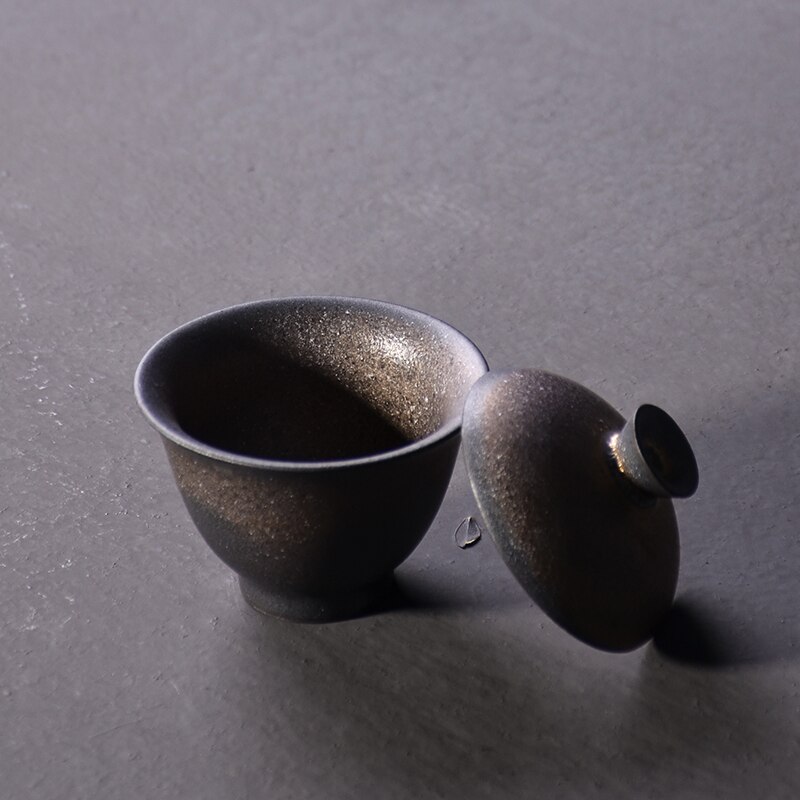 Luwu japan keramisk gaiwan tekopp tekanneholdere kinesisk kung fu te sett drinkware 150ml