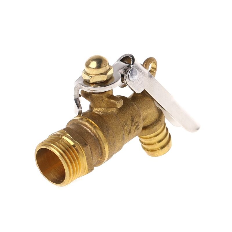 1/2" Brass Faucet Lockable Water Tap Single Hole Water Tap Faucet Spout