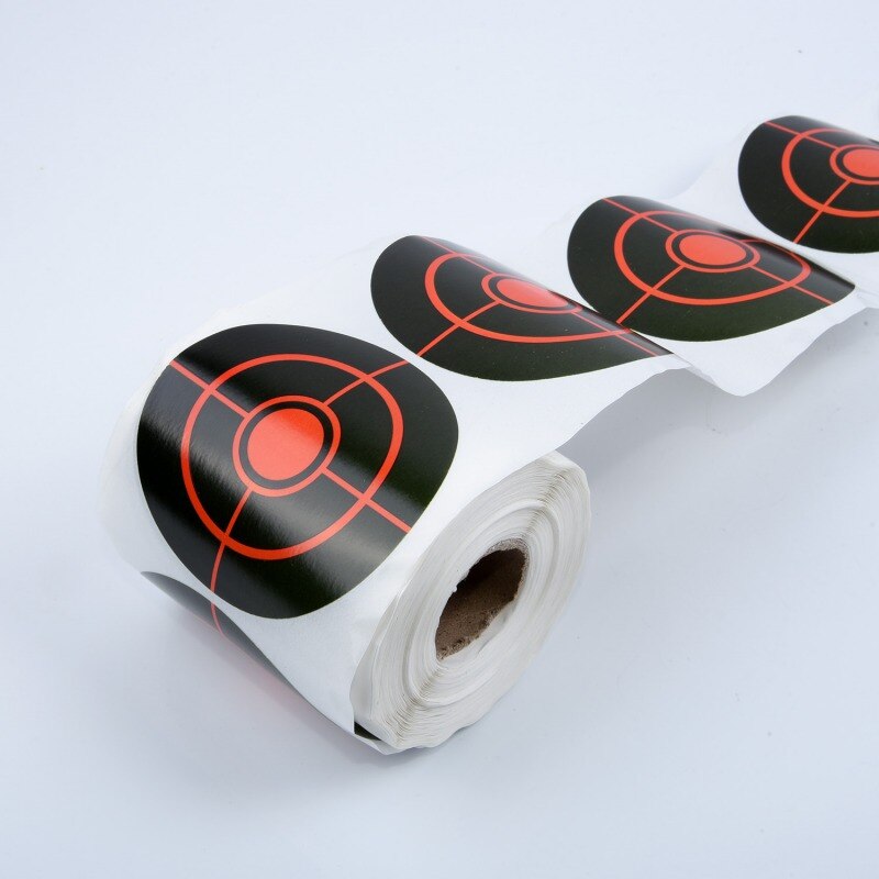250 pces/rolo diâmetro 7.5 cm splatter alvo tiro prática adesivos definir novo