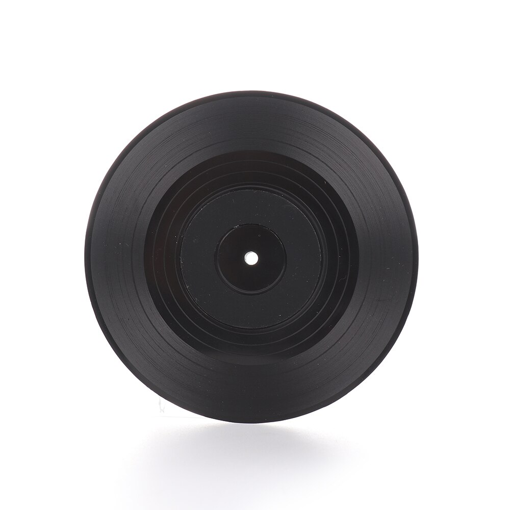 2 4 6 PCS Environmental Plastic Vinyl Record Table Placemats Simple and Mug Coaster Heat-resistant Cup Coasters