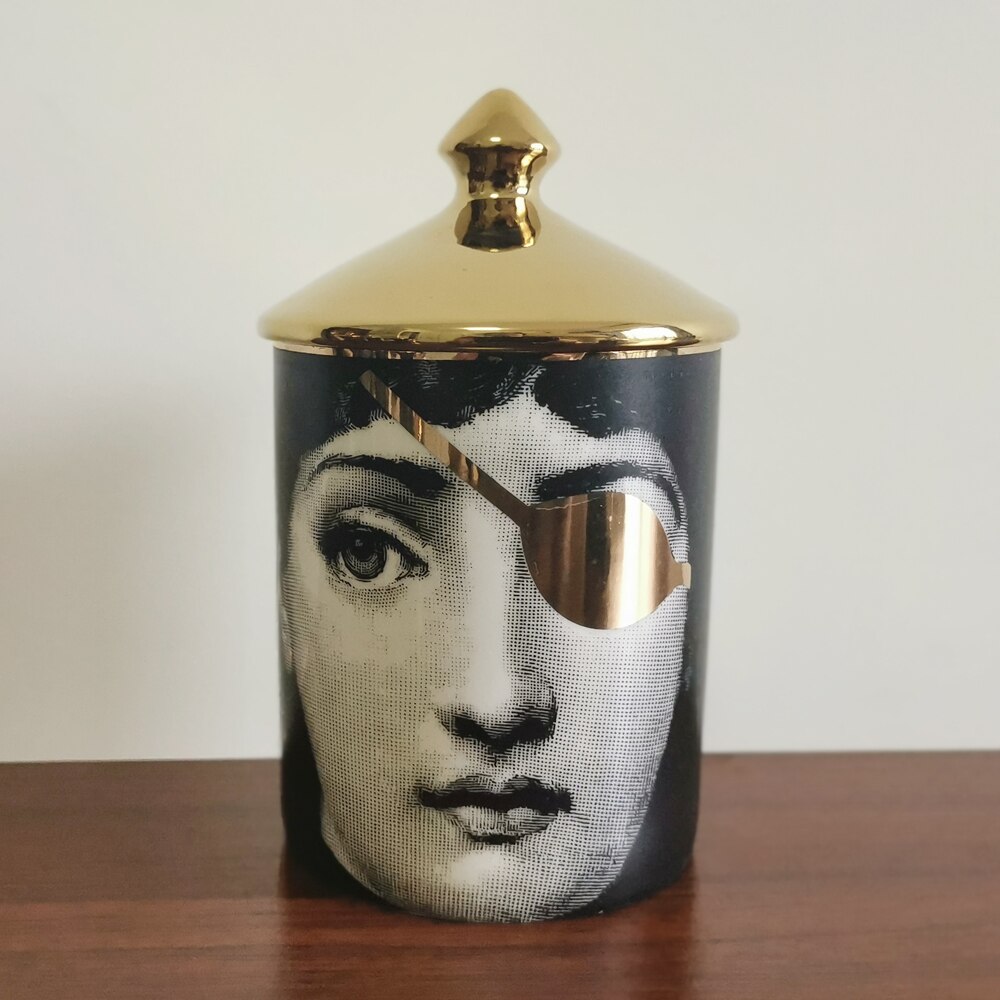 Human Face Plate Jewelry Storage Dish Ornaments Rectangular Tray Candle Holder Jar Candelabra Home Decoration tray