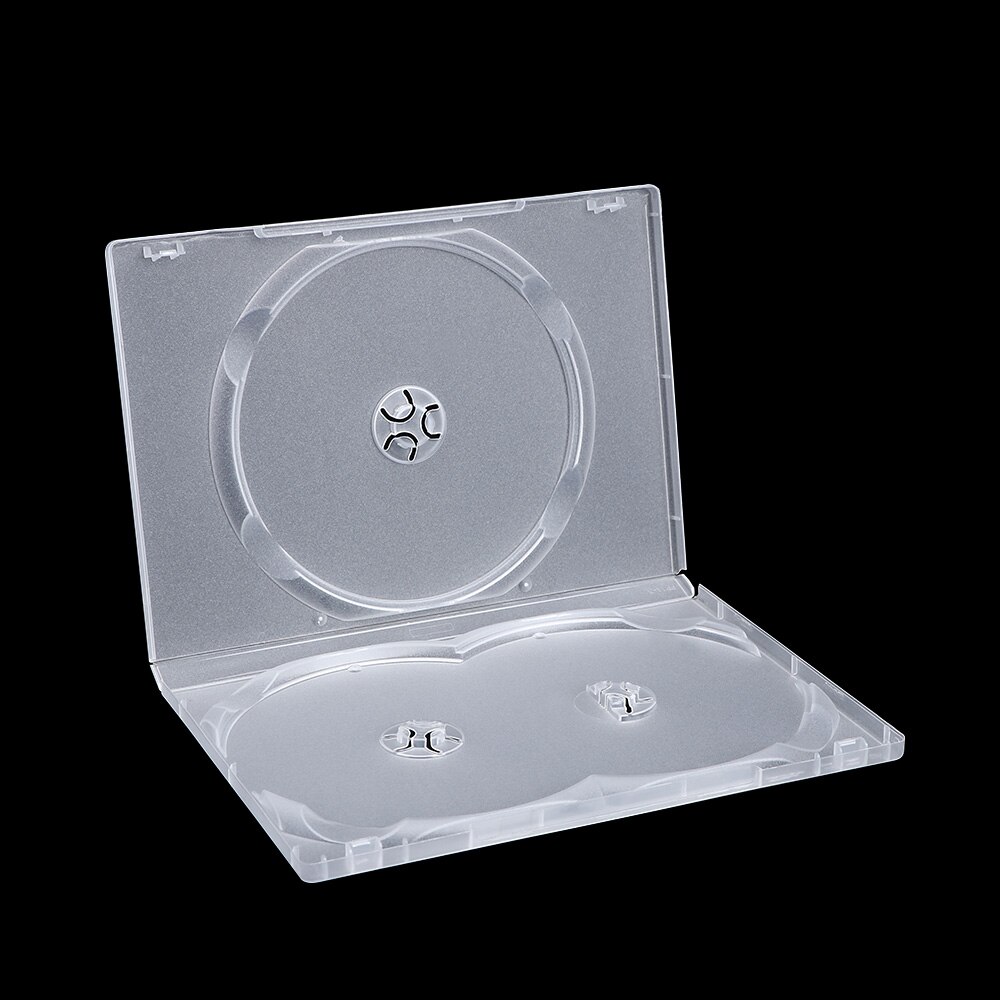 Vierkante Ltra Dunne Enkele 3 Disc Clear Vervanging Gevallen Voor Blu-Ray Dvd Films Houder Cd Case Doosje