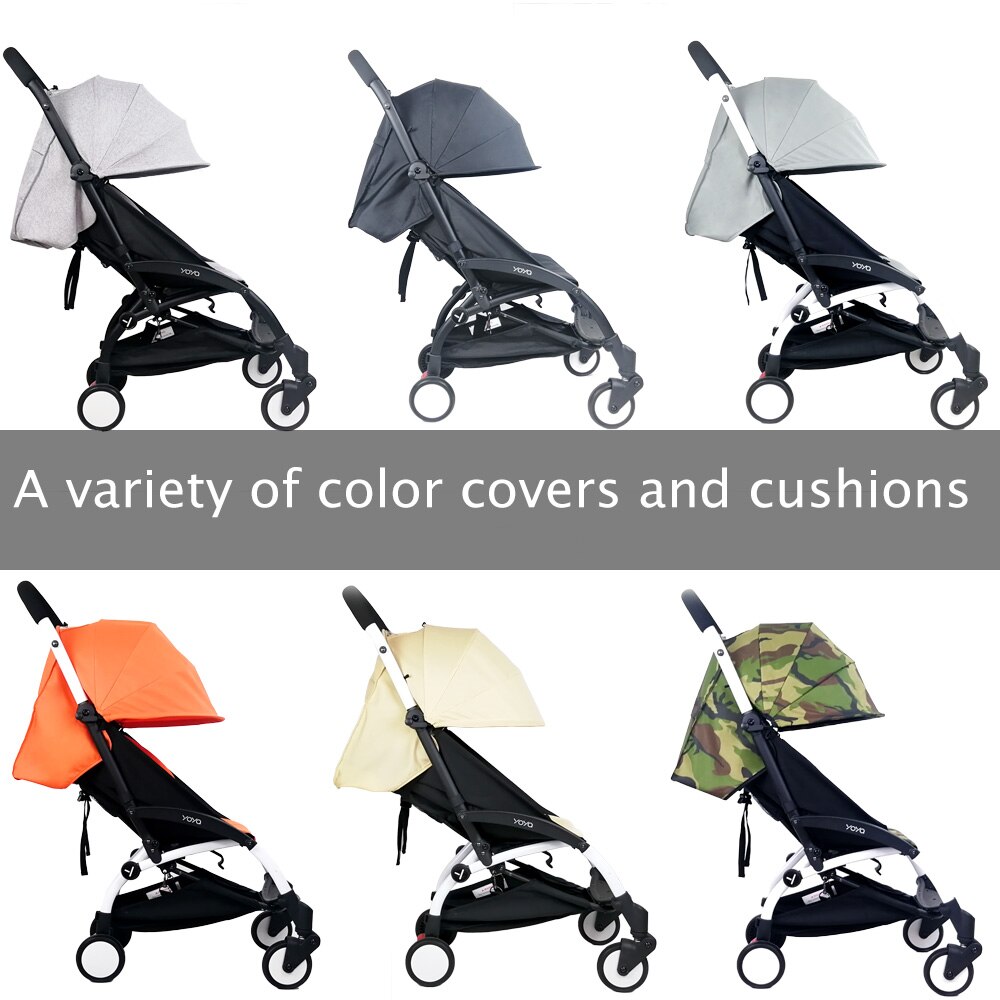 Capota de cochecito y colchón de 175 grados para Babyzen Yoyo Yoya Babytime con cremallera trasera, accesorios de cochecito de bebé