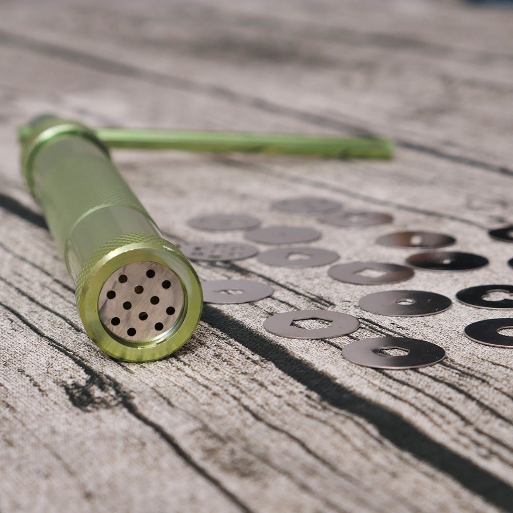 Limitools Green Clay Extruders Sculpture Gun Clay Sugar Paste Extruder Fondant Cake Sculpture Polymer Gun Tool