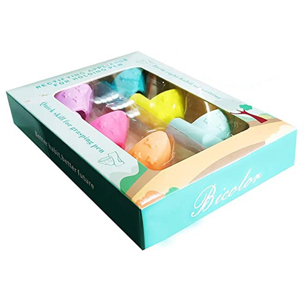 3 pièces En Silicone Aide À L'écriture Poignée pour Enfants Crayon Poignées Enfants D'apprentissage Tenir Le Stylo D'écriture Posture Correcte Porte-Crayons Outils