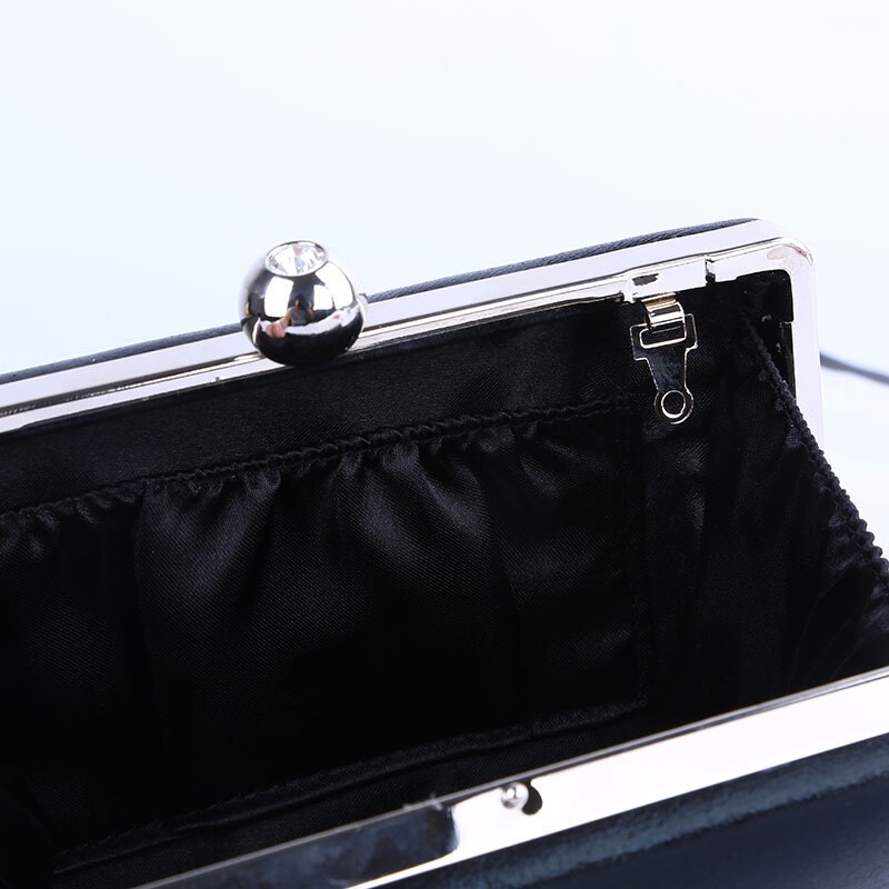 Black Evening Bag Ladies Wallet Party Club Handbag Clutches OL Style Bag 66-56