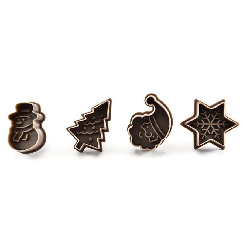 Herramientas para cortar galletas, Fondant, molde cortador de galletas, repostería, formas de pastel, casa de jengibre, herramientas de decoración para hornear de Navidad