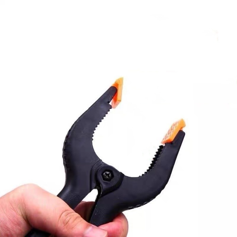 4pcs 4inch Spring Clamps Heavy Duty Plastic For Background Muslin Canvas Paper Chromakey Screen Clip Photo Studio Carpenter Tool