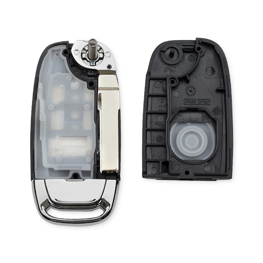Keyyou modifierad flip vikning fjärrnyckel skal för vw volkswagen caddy golf jetta beetle polo tiguan bil nyckel fodral 3 knappar