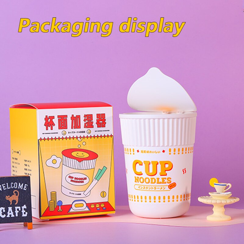 Cup Noodle Humidifier 300ML Ultrasonic USB Aroma Air Diffuser 2000 mAh battery Aromatherapy Humidificador Home Difusor