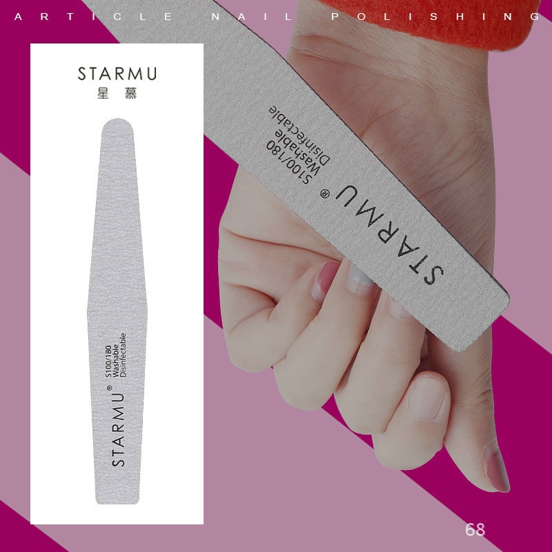 1 stk halvmåneformet neglefil neglesæt til manicuregel neglelaksæt sæt iblødsætning gel lak til neglekunst sæt manicure værktøj