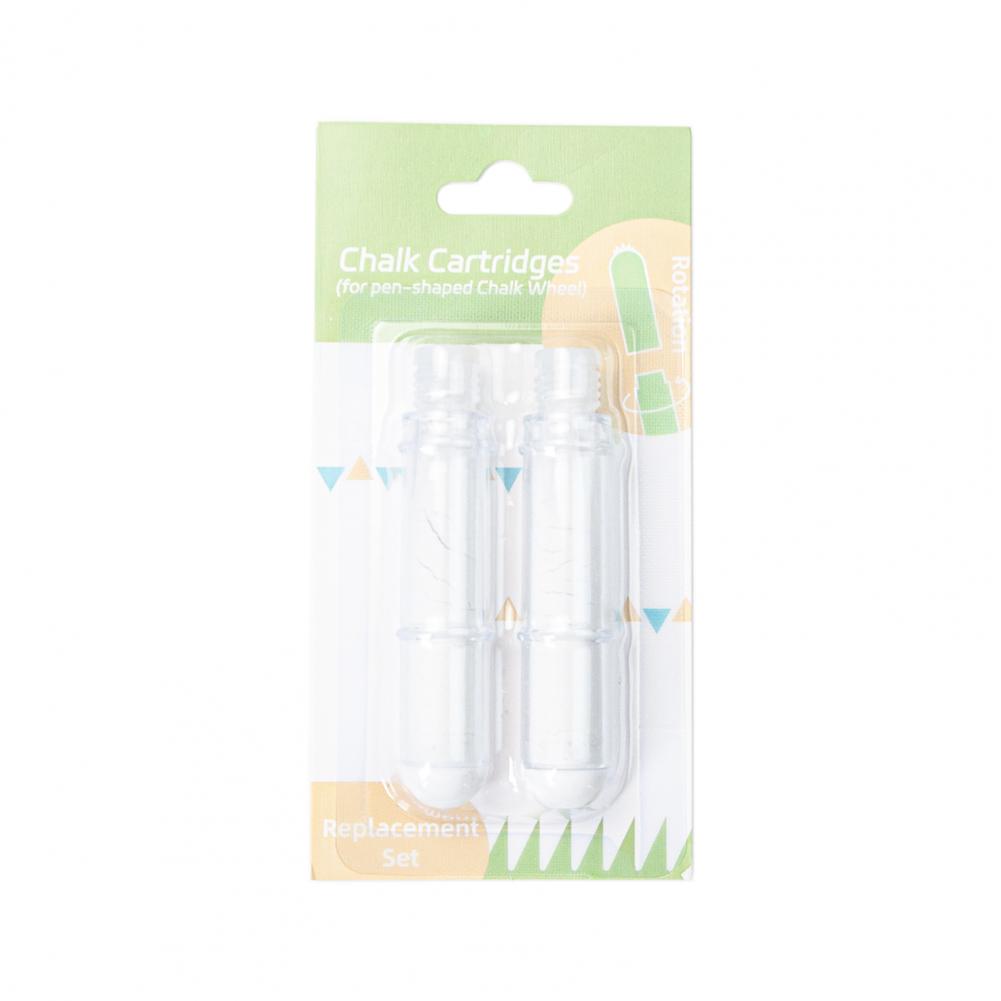 Fabric Marking Sewing Chalk Thread-on Refillable Sewing Chalk Erasable Sewing Chalk Marker for Quilting Crafting Fine for Sewers: WHITE