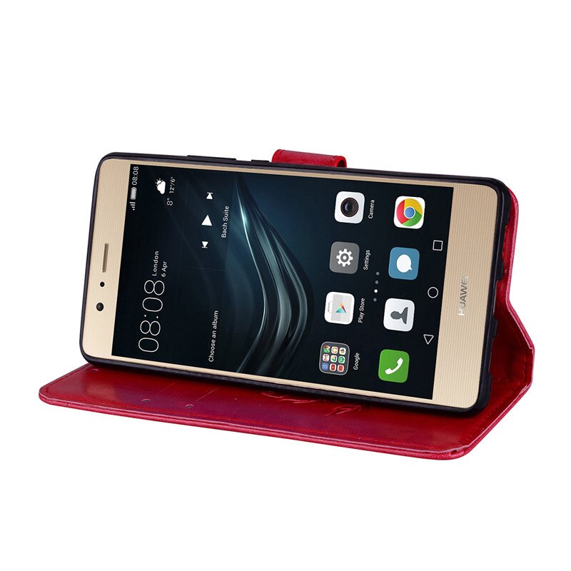 Veske til huawei  p9 lite vns -l21 vns -l31 p9 lite deksel veske coque for huawei  p9 lite lær flip veske til huawei  p9 lite