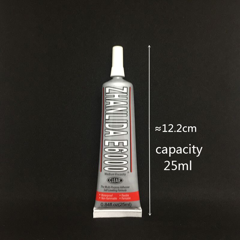 Colle E6000 15ml / 25ml / 50ml pour bricolage, strass en cristal, aiguilles d&#39;outils artisanaux, adhésif époxy puissant, Hotfix pour outil de bijoux