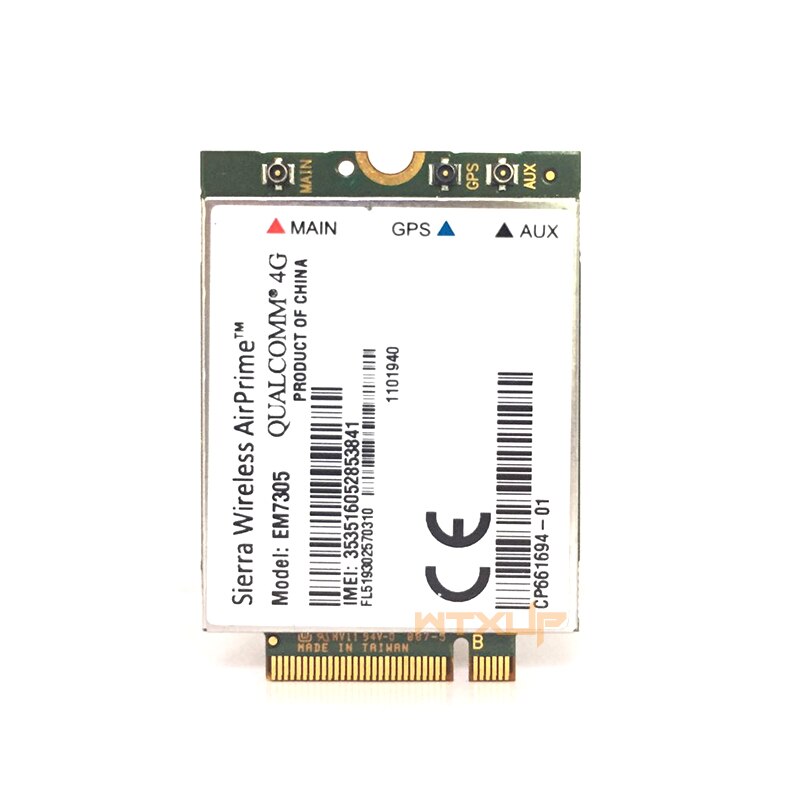 Sierra Wireless EM7305 Embedded Module M.2 Modem 4G Lte Kaart B1 B3 B7 B20 Hspa + Gprs Fdd Ngff wwan