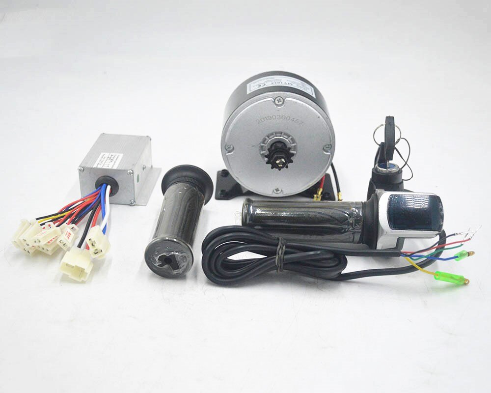 24v 250w elektrisk børstet motor elektrisk scooter diy 250w motorsæt e-bike motor højhastighedsmotor med 11 tandhjul: Motorsæt 2