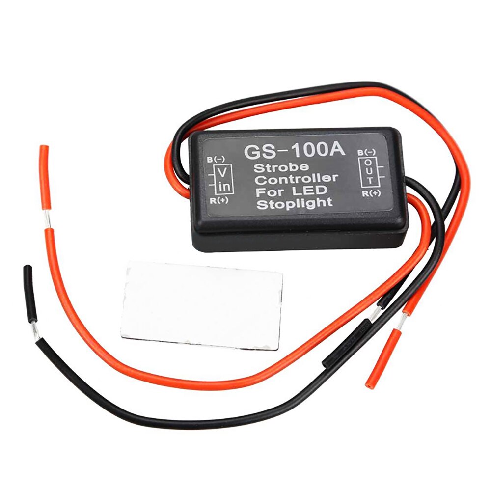 Controller gs-100a for additional stop signal, strobe light, LED controller, flash module, rear brake