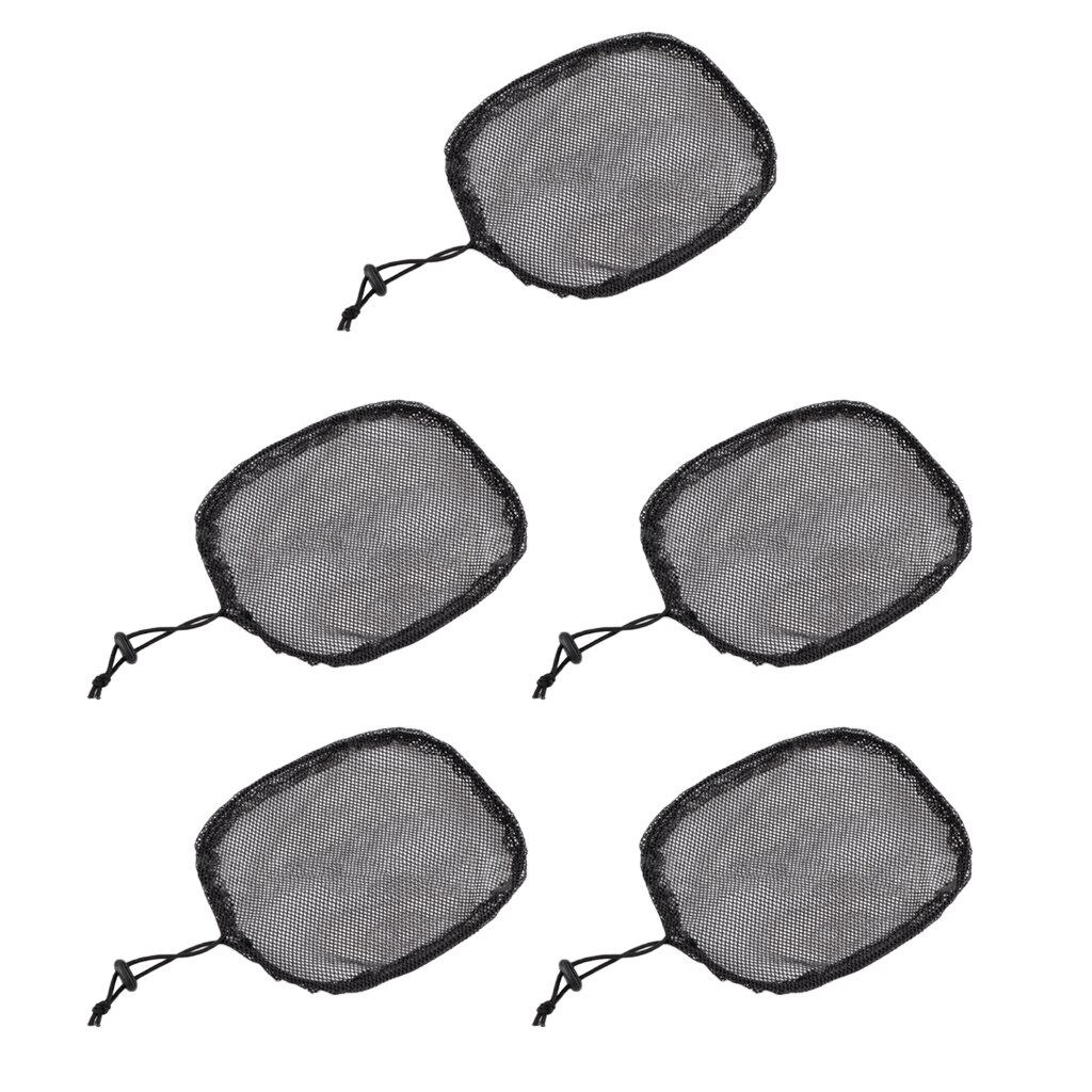 Filet à cheveux respirant pour perruque, 5 pièces, Invisible, doux et élastique: Square