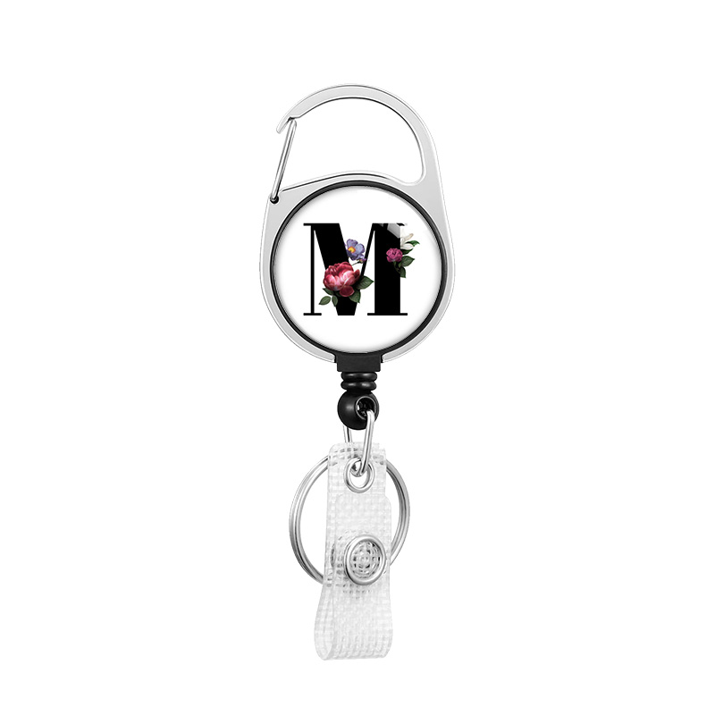 ID Badge Holders with Metal Clip and Keyring - Vertical Clear Plastic ID Card Holders - Retractable Pull Cord for Office: light green