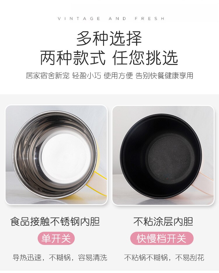 multi-functional electric cooker takeaway mini small power electric cooking pot student dormitory noodles small electric cooker