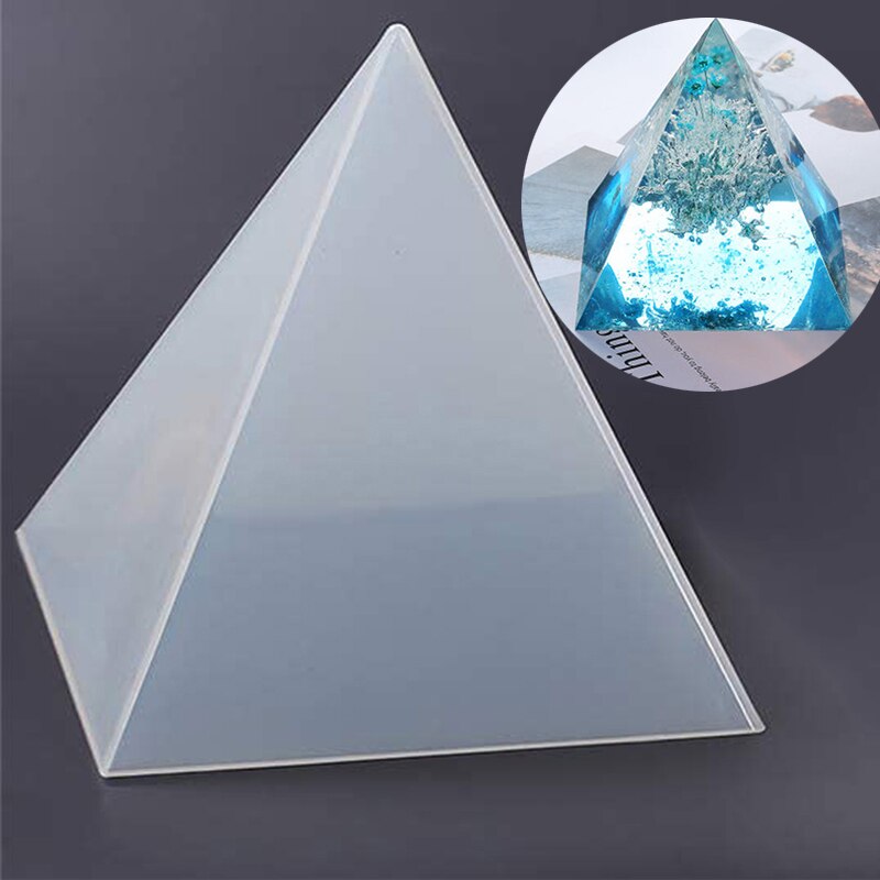 15CM Super Große Pyramide Silikon Harz Schimmel Schimmel Handwerk Schmuck Kristall Mit Kunststoff, Der Werkzeuge